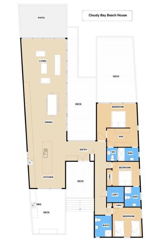 Cloudy Bay Beach House South Bruny Екстериор снимка